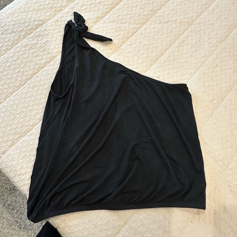 One Shoulder American Eagle Tank
